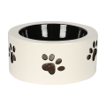 Custom Logo Designer Raised Ceramic Pet Food Bowl